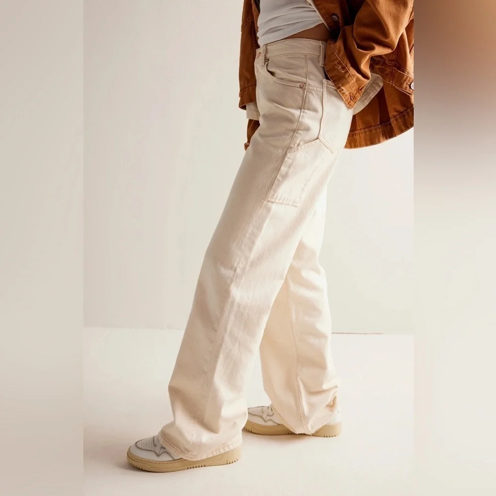 ❤️Free People Tinsley Baggy High-Rise Jeans